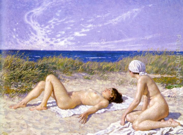 Paul Gustave Fischer Sunbathing in the Dunes